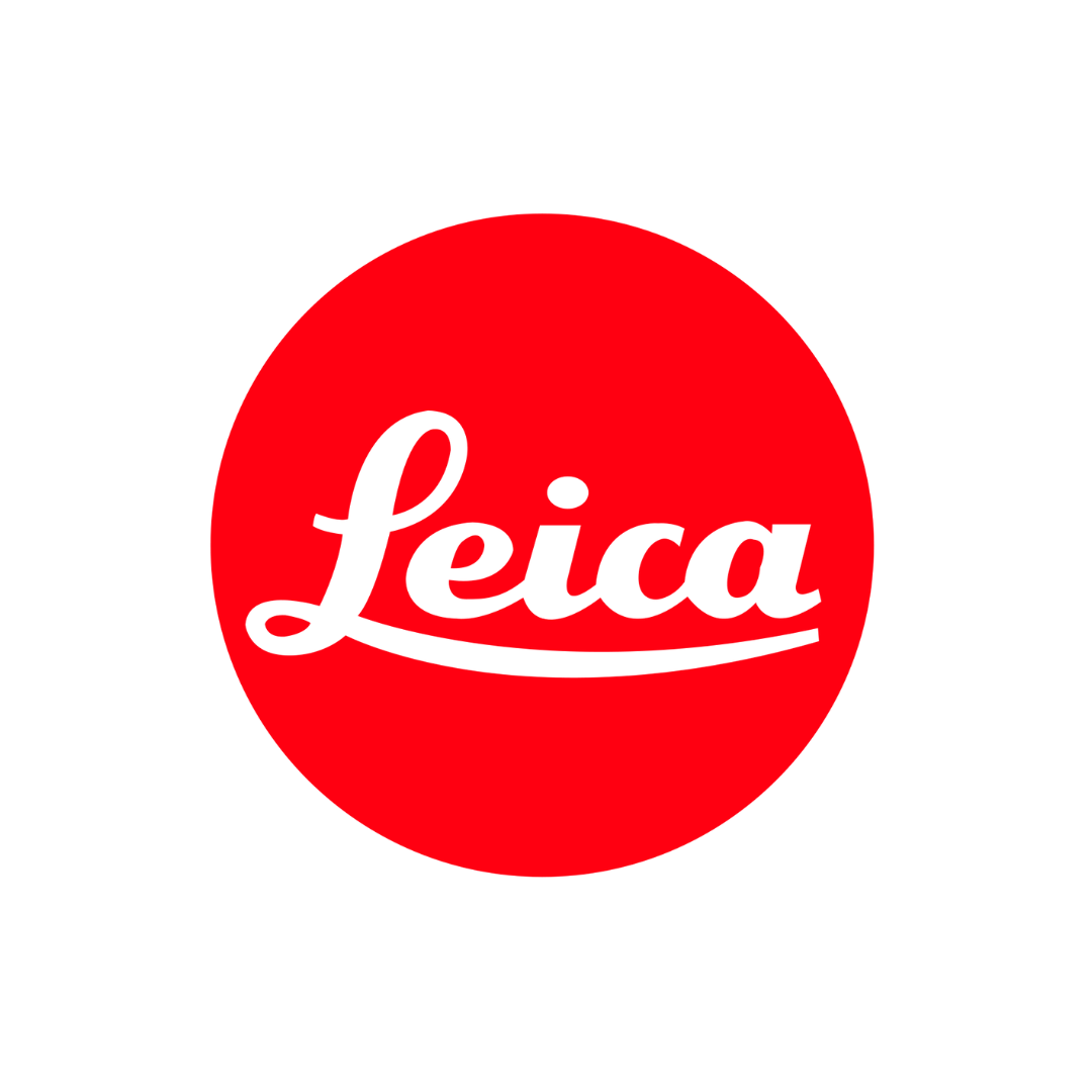 logo leica rouge sur fond blanc