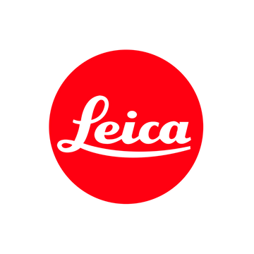 logo leica rouge sur fond blanc